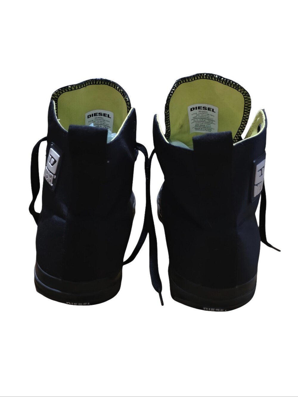 Diesel S-Astico Men’s Mid Top Black Cancas Sneakers Size 12 - Picture 5 of 15